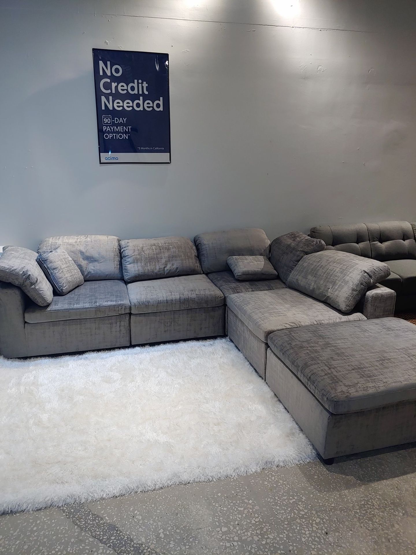 Same Day Delivery!🚚💨 -Lima Modular Sectional Sofa w/Ottoman-**90 Days Interest Free**