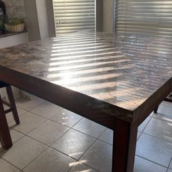 Marble Top Breakfast Table Without Chairs 