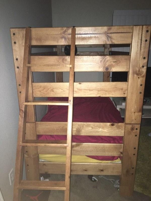 Wood bunk beds