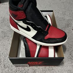 Jordan 1 OG Bred Toe