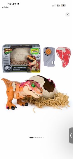 Primal Hatch Jurassic World Interactive T-Rex Toy Dinosaur Egg