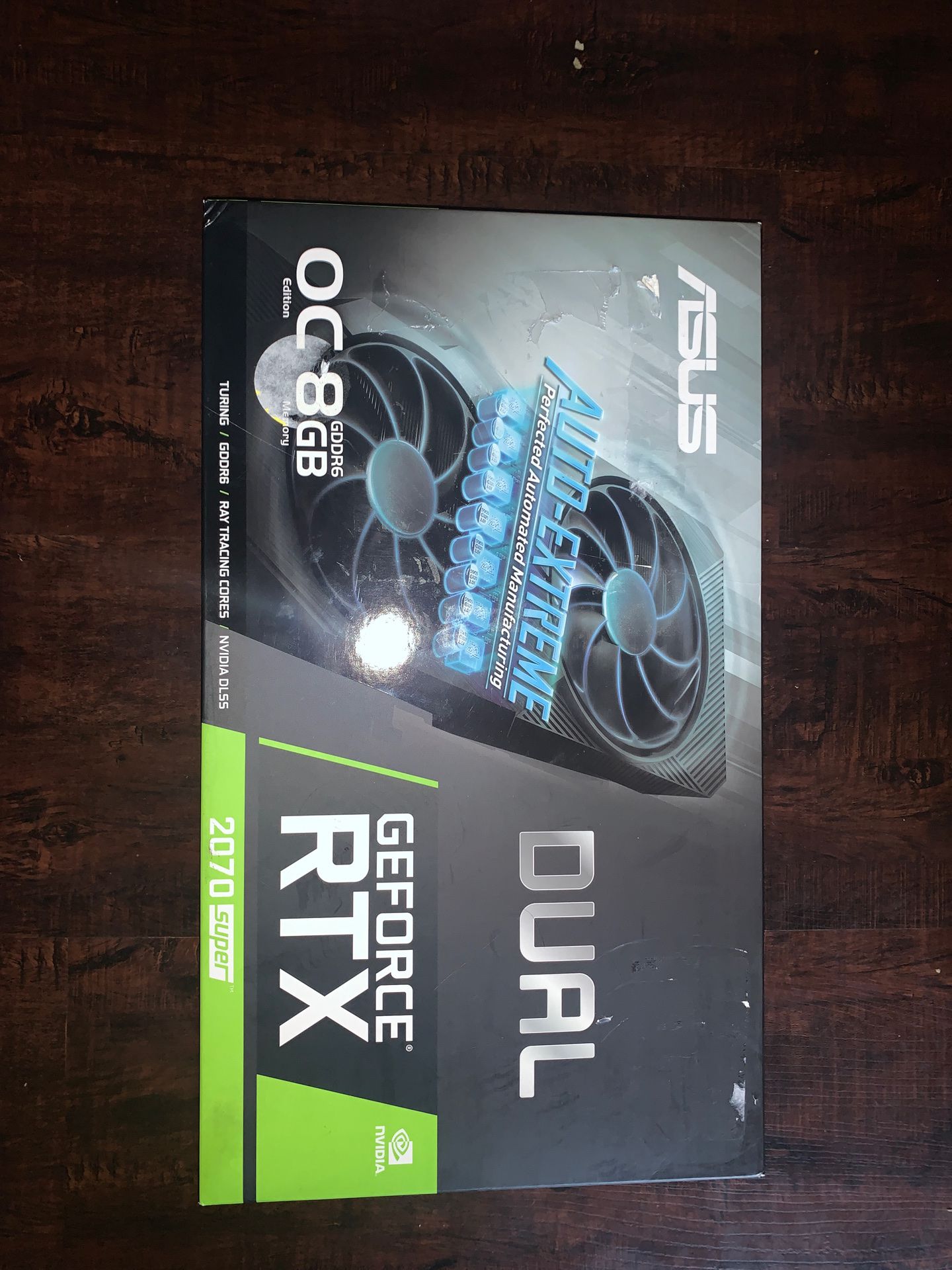 Asus GeForce RTX 2070 Super Overclocked 8G EVO GDDR6 Dual-Fan Edition VR Ready HDMI DisplayPort Gaming Graphics Card (DUAL-RTX-2070S-O8G-EVO