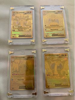Pokemon gold cards.