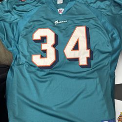 Miami Dolphins Stitched Rickey Williams Jersey Vintage  Reebok