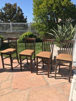 Free 4 counter height chairs