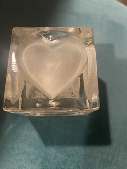 Glass Candle Holder