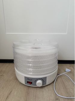 Rosewill RHFD-15001 5-Tray Electric Food Dehydrator Adjustable Thermostat