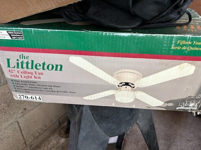 LITTLETON 42"Ceiling Fan With Light Kit