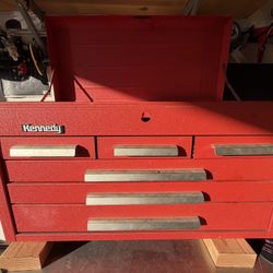 Red Kennedy Tool Box (no Lock & No Key)