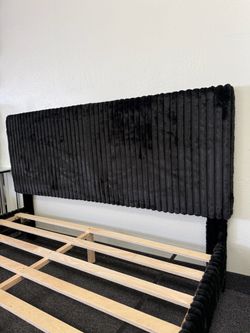 Queen platform bed frame
