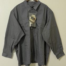 5.11 Tactical Taclite TDU Long Sleeve Shirt 72054 - Gray Storm, 4XL