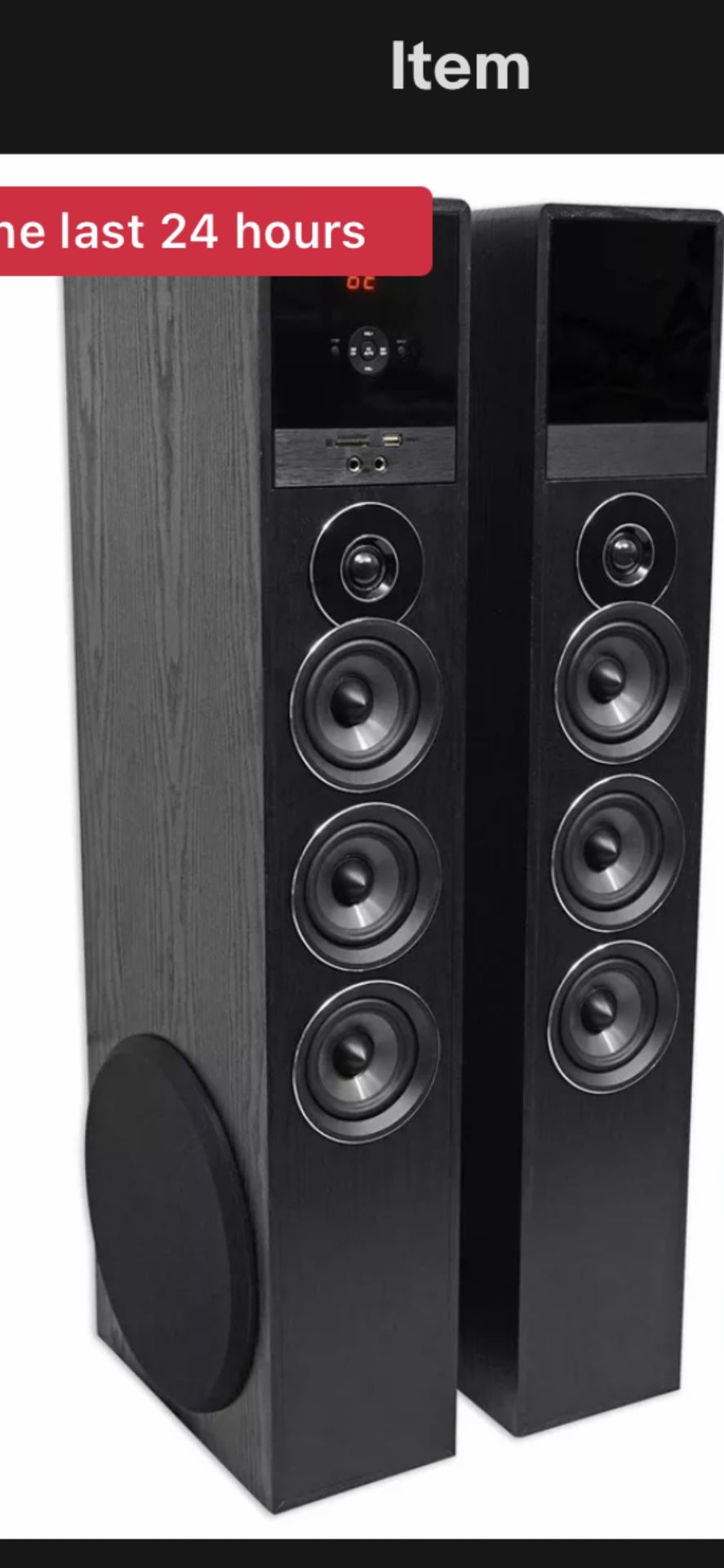 Brand New Never Opened Rockville TM 150 Speaker Towers
