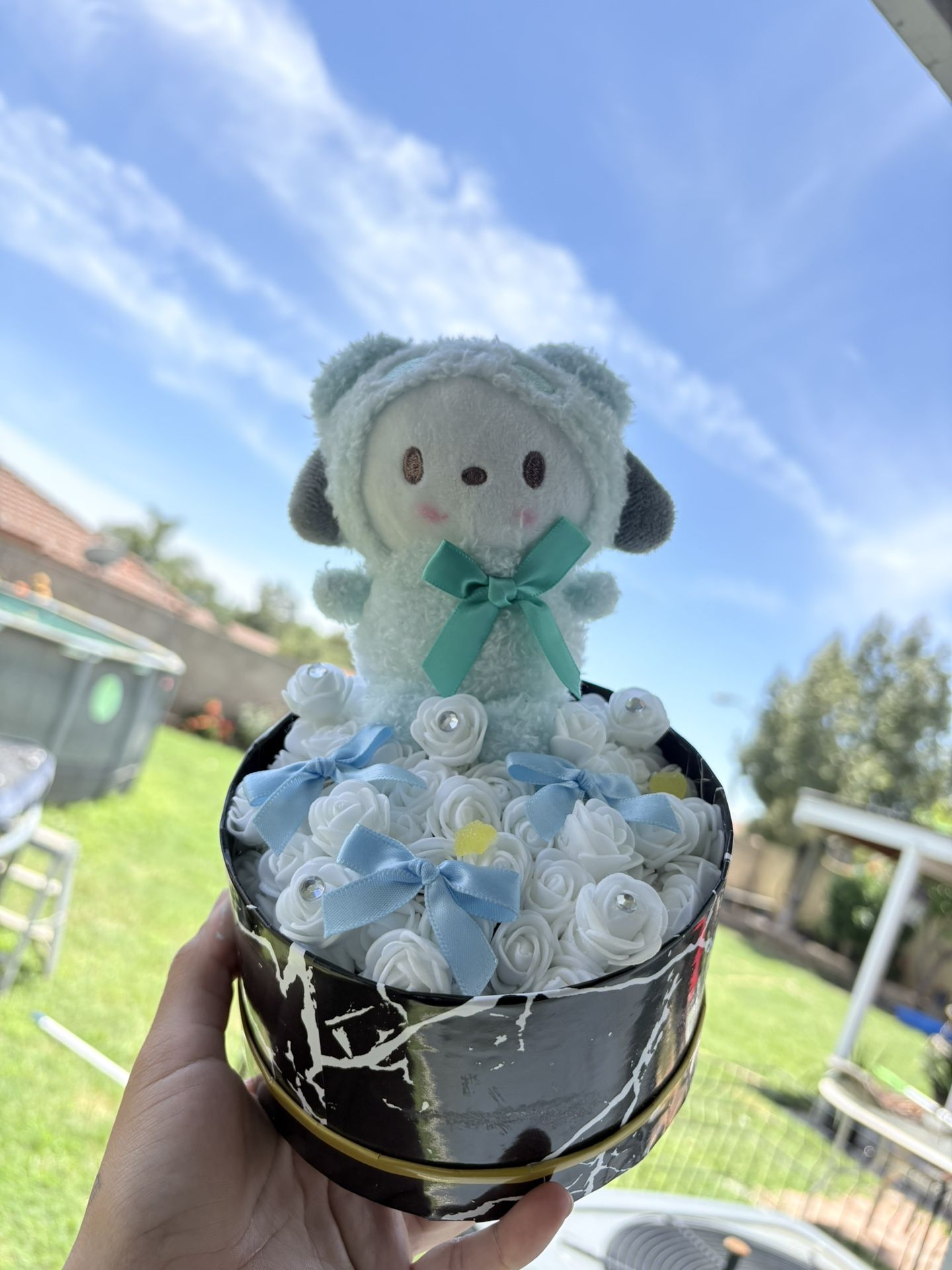 Baby Blue Rose Bouquet