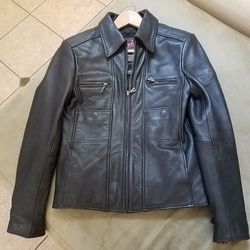Flying Bikes women leather jacket size S