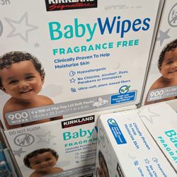 BULK DEAL: 3 Boxes Kirkland Fragrance Free Baby Wipes (2,700 Total!)