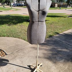 Vintage Mannequin. Rod Iron Base Old. Super Rare