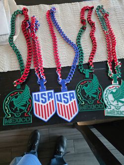 World Cup Mexico, USA Cuban Chain with logo