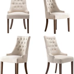 Colamy Wingback Upholster Chairs (2)