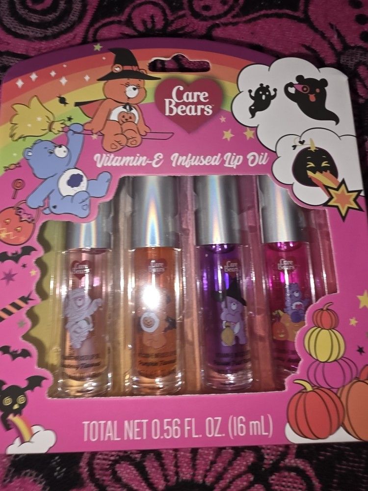 Carebear Halloween Lip Gloss Set