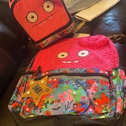 Ugly Dolls Bookbag And Lunch Bag 