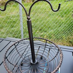 Double Hook Banana Holder  And  Fruit Bowl 