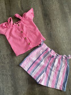 Girls pink shirt and shorts size 3t by My Destiny #16