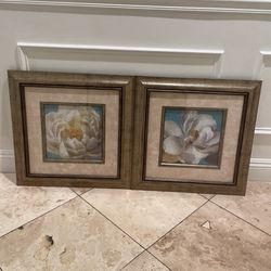 2 Piece Decorating Paintings 23”X23”