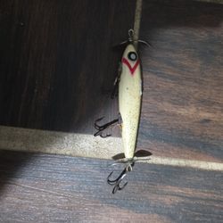 Vintage Paw Paw Aristocrat Shiner 4" Wood Topwater Fishing Lure