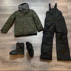 Boys Snow Outfit. Boots Sold 