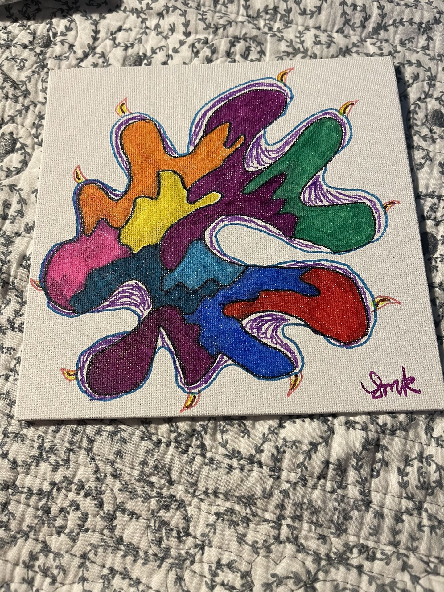 Alluring Acrylic Marker Drawing