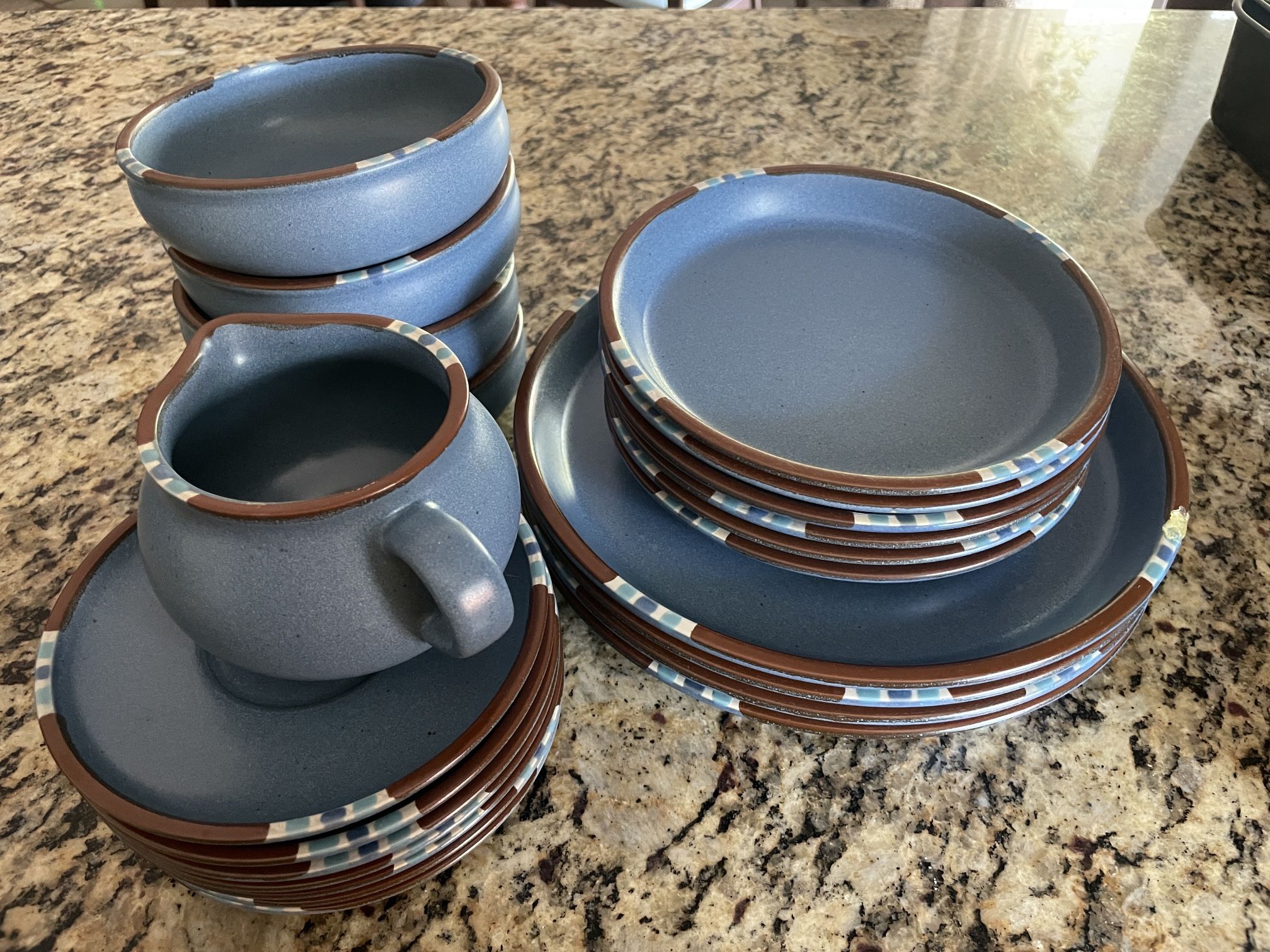 Vintage Dansk Mesa Blue Sky dinnerware As-Is $300 O.B.O.