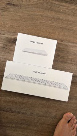 Apple Trackpad and Keyboard