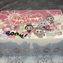 EXCITING MACARON LABUBU BLIND BOX PLUSH PENDANT 