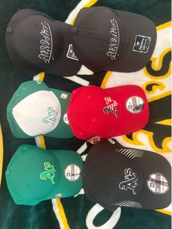 Oakland athletics A’s flex fit hats.