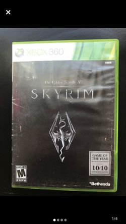 Skyrim game for xbox 360
