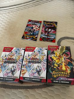 🔥 Pokémon Sealed Booster Bundle Lot – Prismatic Evolutions + Ascended Heroes
