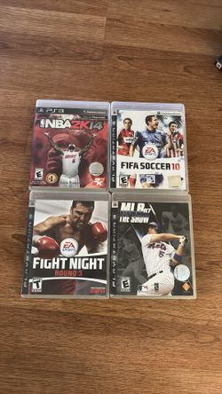 PS3 Sports Games with manuals