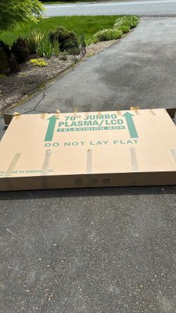 Moving box for TV