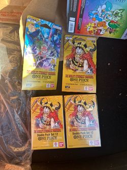 One piece op17 double pack and single packs