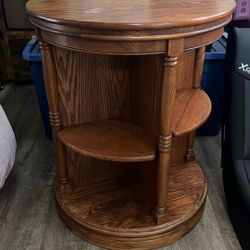 Spinning Wooden Table 