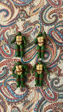 NECA TMNT Mirage Comics Ninja Turtles 4 Figure Set