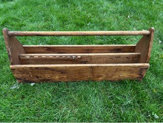 Vintage carpenter tool box