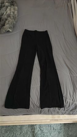 Girls Black Flare pants