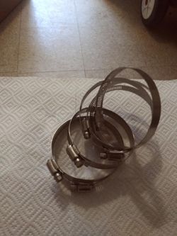 Brand new hose clamps $25 a piece 7 in a pack