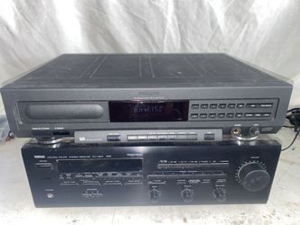 Yamaha Vintage Receiver RX-V660 with Philips CD Player Deck from 1995