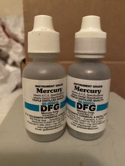 Instrument Grade /gold refining, Mercury 1 Lb 13 Oz / 825 Grams Gold Refining