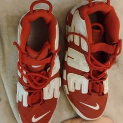 Nike Supreme Uptempo Red/ Men's Size 8.5