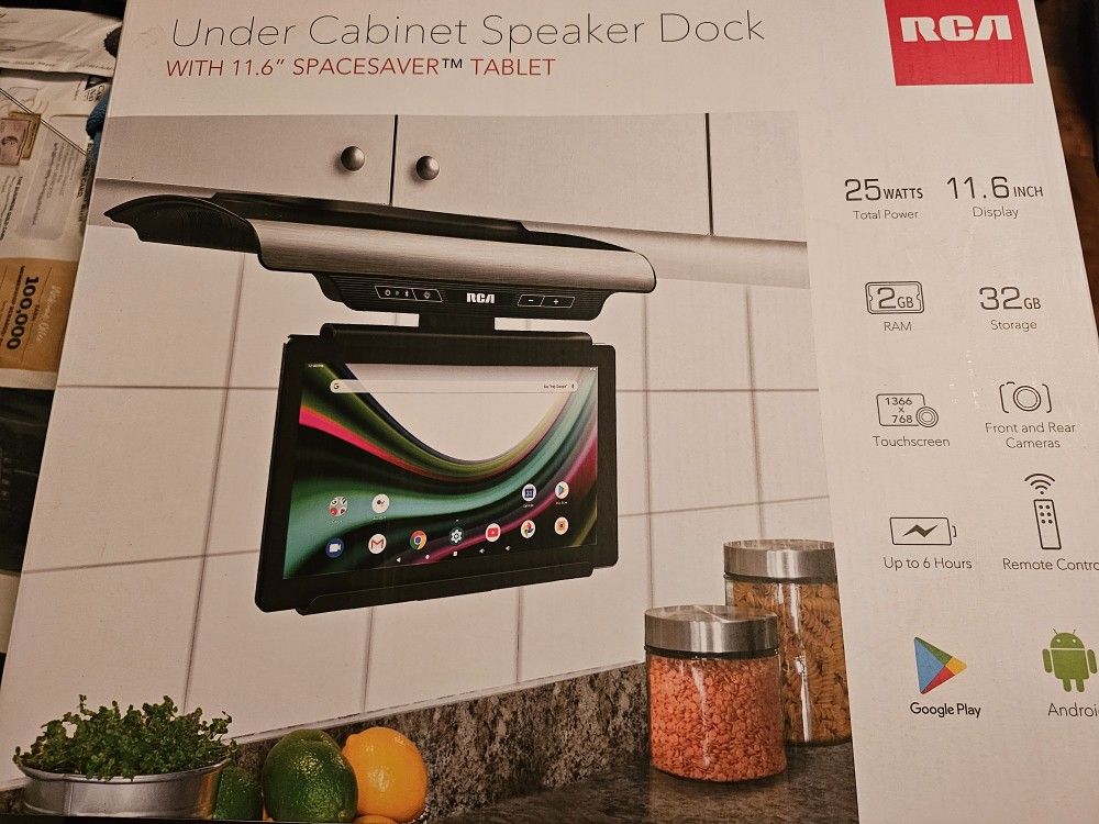 RCA Under Cabinet Speaker Dock