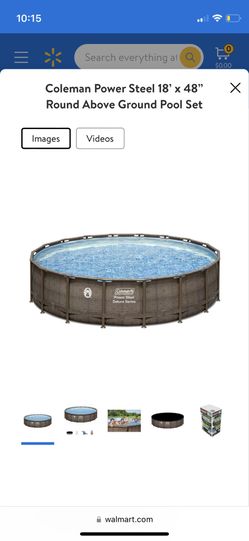 18x48 Coleman Steel Bars Above Ground Pool