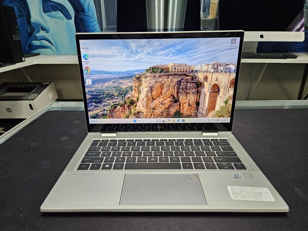 Hp X360 2 In 1 Touchscreen Core I7 Laptop Windows 11 Pro 16 GB RAM 512 GB SSD